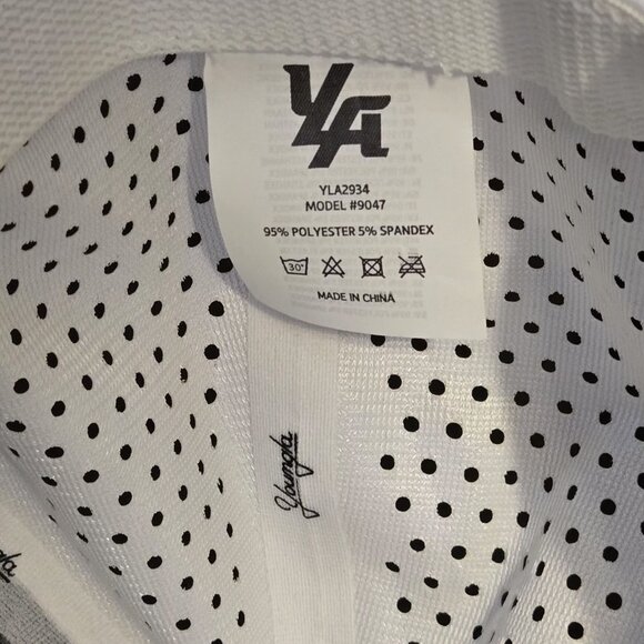 NWOT Rare YoungLA Tee Time Golf Hat Snapback White Burgundy - Picture 7 of 7